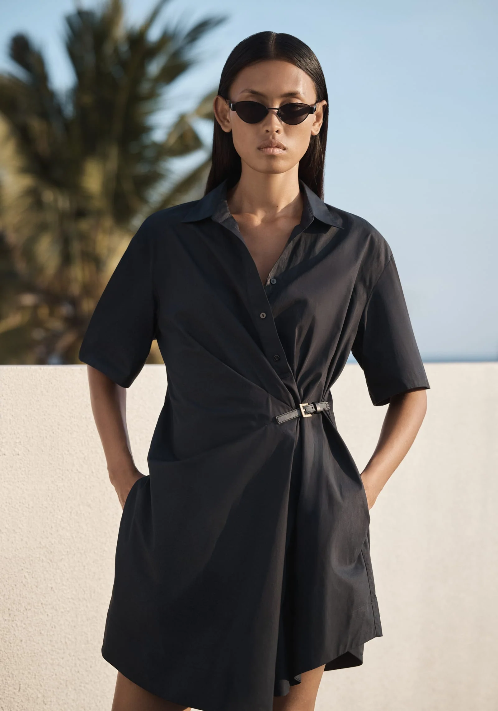 Peaches Shirt Dress - Image 6